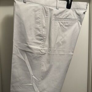 Men's Striped White Shorts